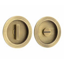 Burlington - 5x12mm Antique Brass Round Concealed Turn and Release - Antique Brass - BUR216AB - Choice Handles