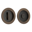 Burlington - 5x12mm Antique Brass Round Concealed Turn and Release - Dark Bronze - BUR216DB - Choice Handles