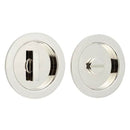 Burlington - 5x12mm Antique Brass Round Concealed Turn and Release - Polished Nickel - BUR216PN - Choice Handles