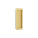 Burlington - Rectangular Flush Pull Handle - Satin Brass - BUR225SB - Choice Handles