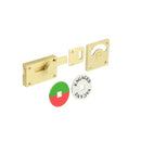 Burlington - Indicator Lock Antique - Satin Brass - BUR2552SB - Choice Handles