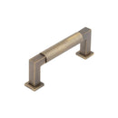 Burlington - Westminster Cupboard Handle 96mm  Antique Brass - BUR310AB - Choice Handles