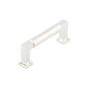 Burlington - Westminster Cupboard Handle 96mm  Polished Nickel - BUR310PN - Choice Handles