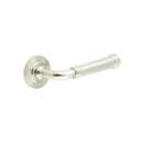Burlington - Highgate Door Handles On Chamfered Rose  - Satin Nickel - BUR35KIT314 - Choice Handles
