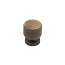 Burlington - Piccadilly Cupboard Knob - Antique Brass - BUR400AB - Choice Handles