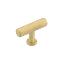 Burlington - Piccadilly T Bar Cupboard Knob - Satin Brass - BUR401SB - Choice Handles