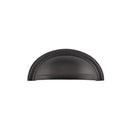 Burlington - 95x40mm Cup Drawer Pull - Dark Bronze - BUR423DB - Choice Handles