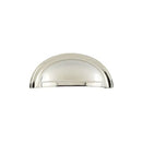 Burlington - 95x40mm Cup Drawer Pull - Polished Nickel - BUR423PN - Choice Handles