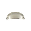 Burlington - 95x40mm Cup Drawer Pull - Satin Nickel - BUR423SN - Choice Handles