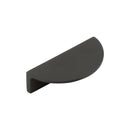 80mm DB half moon cabinet handle - BUR610DB - Choice Handles