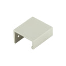 Burlington 50mm Polished Nickel Angled Edge Pull - BUR910PN - Choice Handles