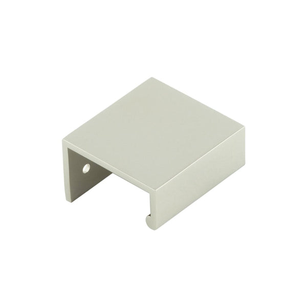 Burlington 50mm Polished Nickel Angled Edge Pull - BUR910PN - Choice Handles