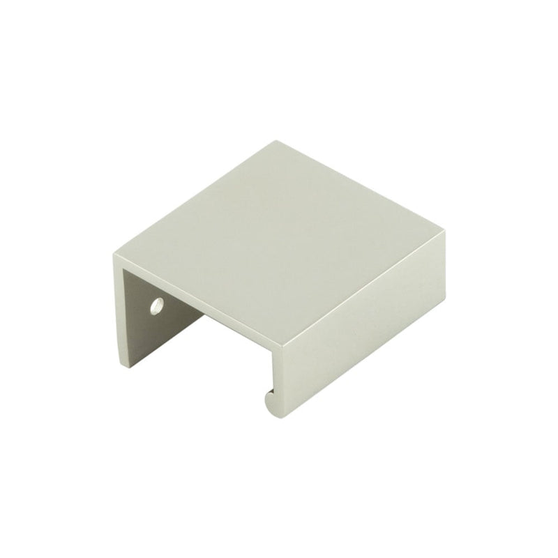 Burlington 50mm Polished Nickel Angled Edge Pull - BUR910PN - Choice Handles