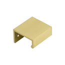 Burlington 50mm Satin Brass Angled Edge Pull - BUR910SB - Choice Handles