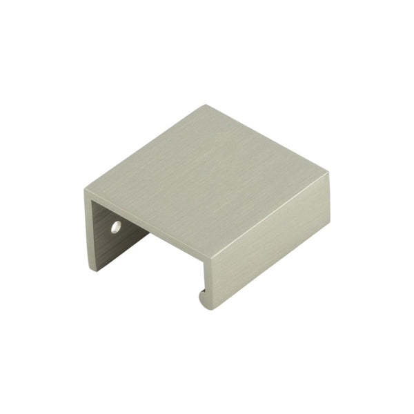 Burlington 50mm Satin Nickel Angled Edge Pull - BUR910SN - Choice Handles