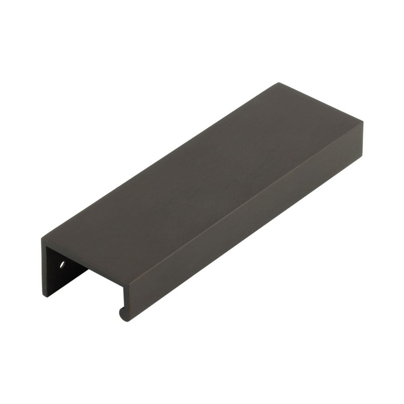 Burlington 150mm Dark Bronze Angled Edge Pull - BUR911DB - Choice Handles