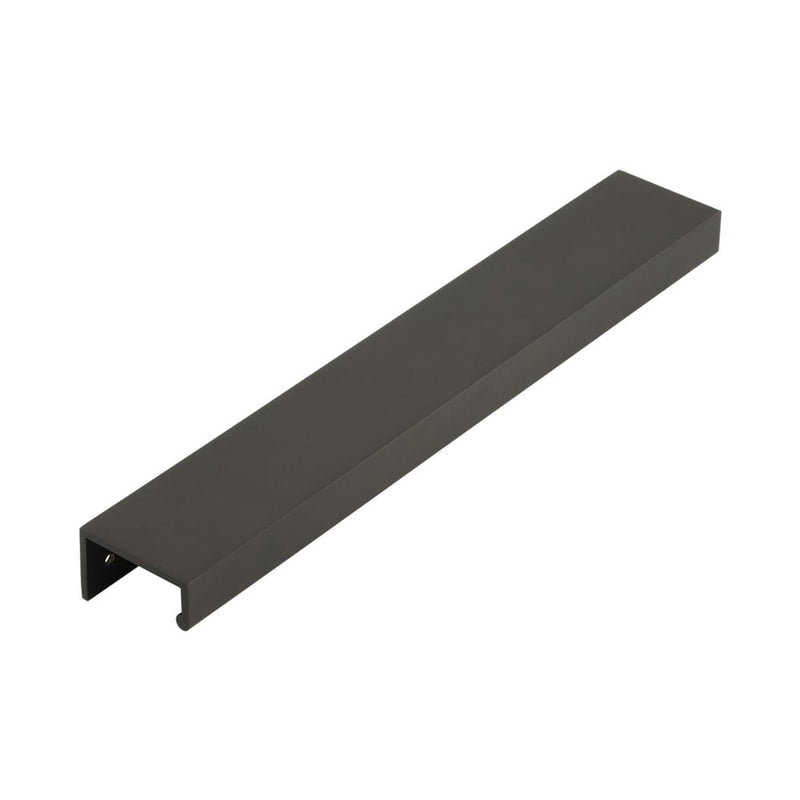 Burlington 300mm Dark Bronze Angled Edge Pull - BUR912DB - Choice Handles