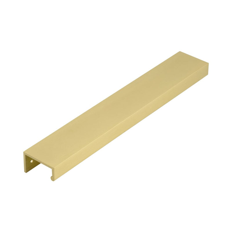 Burlington 300mm Satin Brass Angled Edge Pull - BUR912SB - Choice Handles