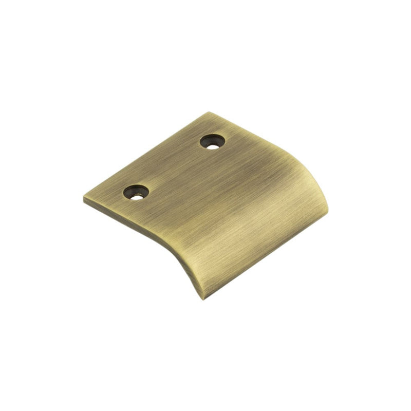 Burlington 50mm Antique Brass Curved Edged Pull - BUR920AB - Choice Handles