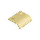 Burlington 50mm Satin Brass Curved Edged Pull - BUR920SB - Choice Handles