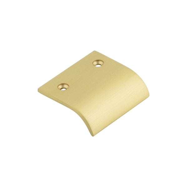 Burlington 50mm Satin Brass Curved Edged Pull - BUR920SB - Choice Handles