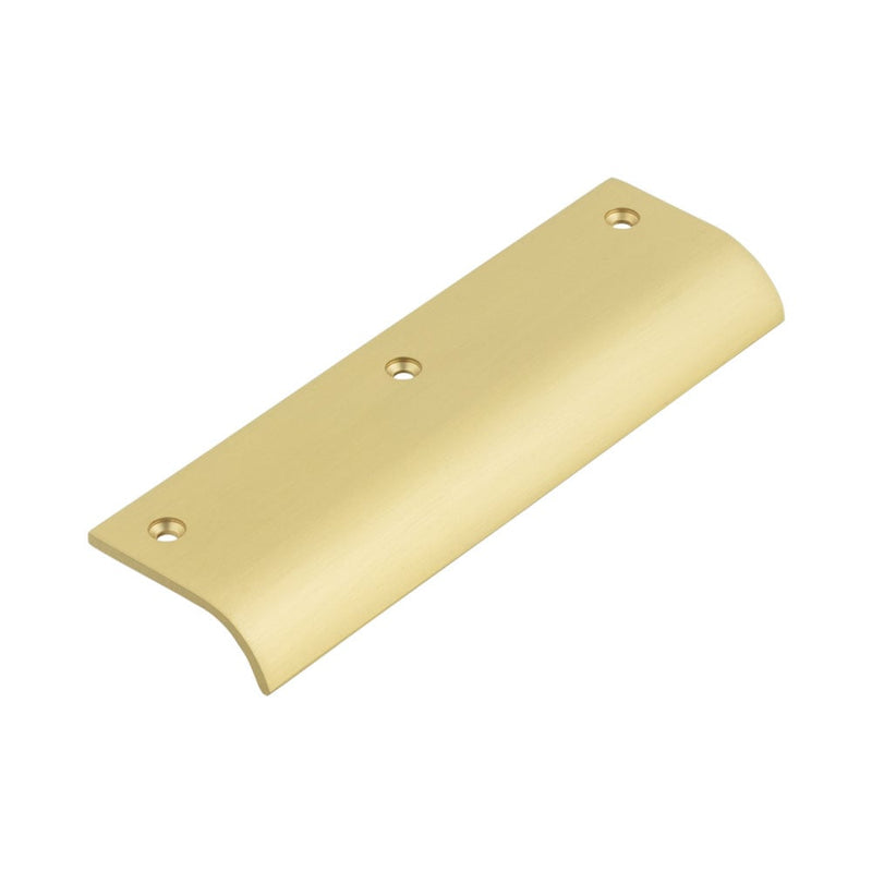 Burlington 150mm Satin Brass Curved Edge Pull - BUR921SB - Choice Handles