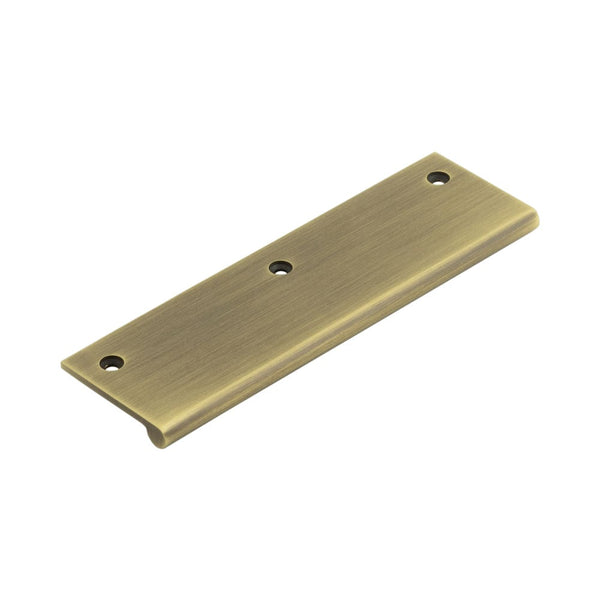 Burlington 150mm Antique Brass Flat Edge Pull - BUR931AB - Choice Handles