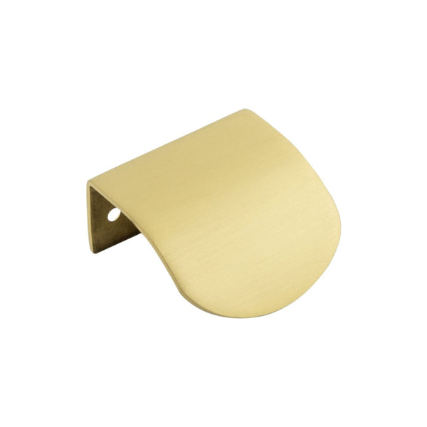 Burlington 50mm Satin Brass Arched Edge Pull - BUR940SB - Choice Handles