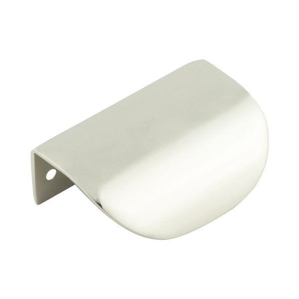Burlington 75mm Polished Nickel Arched Edge Pull - BUR941PN - Choice Handles
