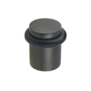 Burlington - Plain Top Floor Mounted Doorstop - Dark bronze - BUR960DB - Choice Handles