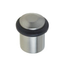 Burlington - Chamfered Top Floor Mounted Doorstop - Satin Nickel - BUR961SN - Choice Handles