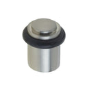 Burlington -Stepped Top Floor Mounted Doorstop - Satin Nickel - BUR962SN - Choice Handles