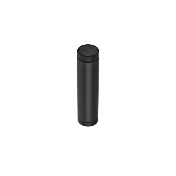 Burlington Plain Wall Mounted Door Stops No Rose Black - BUR970MB - Choice Handles