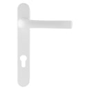 Mila Standard Security Door Handle 220mm - White - BX050308 - Choice Handles