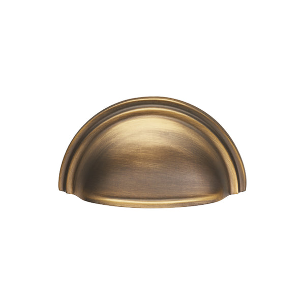 FTD Victorian Cup Pull 76mm - Antique Brass - C47AB - Choice Handles