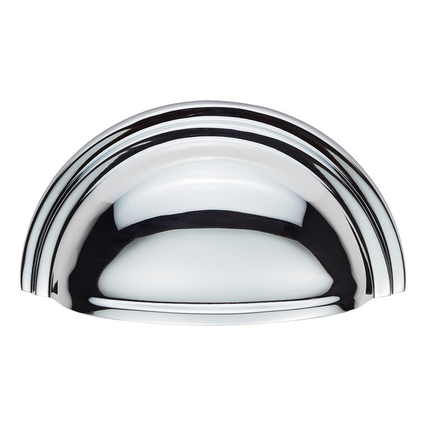 FTD Victorian Cup Pull 76mm - Polished Chrome - C47CP - Choice Handles