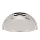 FTD Victorian Cup Pull 76mm - Polished Nickel - C47PN - Choice Handles