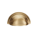 FTD Victorian Cup Pull 76mm - Satin Brass - C47SB - Choice Handles