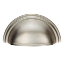 FTD Victorian Cup Pull 76mm - Satin Nickel - C47SN - Choice Handles