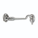 Eurospec - Silent Pattern Cabin Hook 100mm - Satin Stainless Steel - CAB1100SSS - Choice Handles