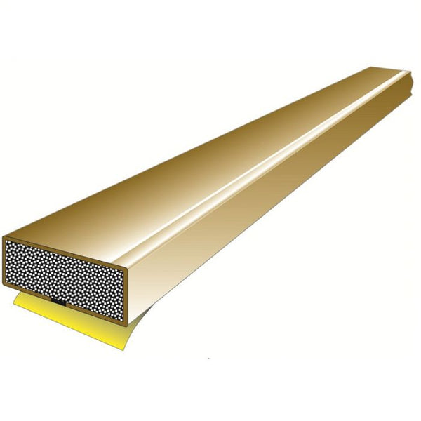 Carlisle Brass - Brown 2.1 Mtr. Fire Door Seals S/A 15mm X 4mm ( One Pack Contains X 25 ) - Brown - CB110-25
