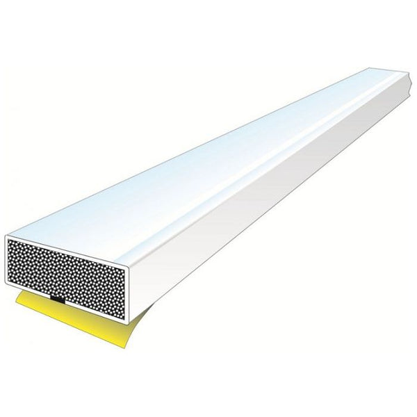 Carlisle Brass - White 2.1 Mtr. Fire Door Seals S/A 10mm X 4mm ( One Pack Contains X 25 ) - White - CB140-25