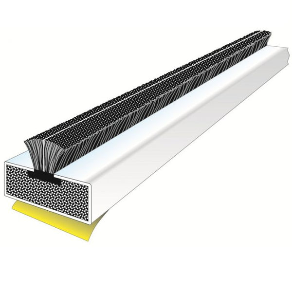 Carlisle Brass - White 2.1 Mtr. Fire & Smoke Door Seals S/A 10mm X 4mm ( Fs110-25 ) ( One Pack Contains X 25 ) - White - CB145-25