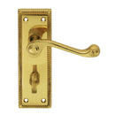 Carlisle Brass - Georgian Lever on WC Backplate Contract - Polished Brass - CBG1WC - Choice Handles