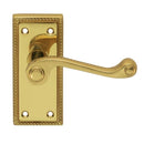 Carlisle Brass - Georgian Lever on Latch Backplate Contract - Polished Brass - CBG2 - Choice Handles
