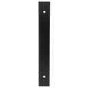 Alexander and Wilks - Rectangular Cabinet Pull Backplate - Black-168x22x3mm - 128mm c/c - AWBP128BL - Choice Handles