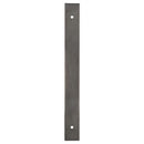 Alexander and Wilks - Rectangular Cabinet Pull Backplate - Dark Bronze PVD-200x22x3mm - 160mm c/c - AWBP160DBZPVD - Choice Handles
