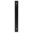 Alexander and Wilks - Rectangular Cabinet Pull Backplate - Black-200x22x3mm - 160mm c/c - AWBP160BL - Choice Handles