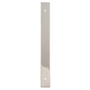 Alexander and Wilks - Rectangular Cabinet Pull Backplate - Polished Nickel-200x22x3mm - 160mm c/c - AWBP160PN - Choice Handles