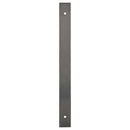 Alexander and Wilks - Rectangular Cabinet Pull Backplate - Dark Bronze PVD-232x22x3mm - 192mm c/c - AWBP192DBZPVD - Choice Handles